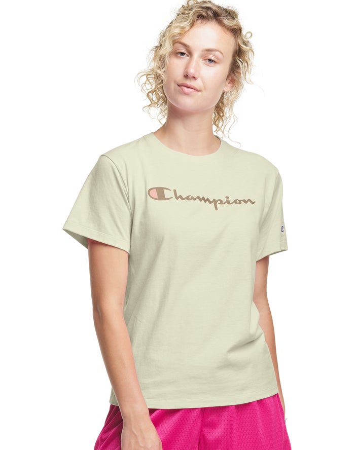 Champion T-Shirt Dames - Room - Classic ( 694723-YOU )